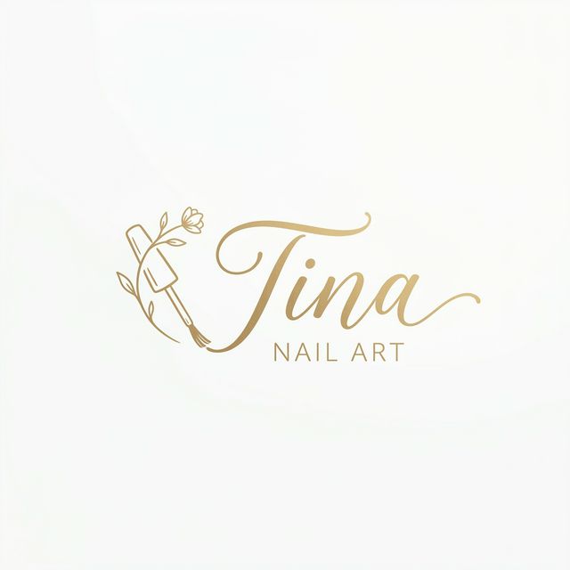 Tina Nail Art Logo